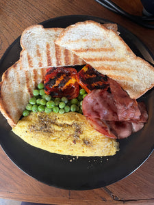 a. morning eggs with ham&bacon