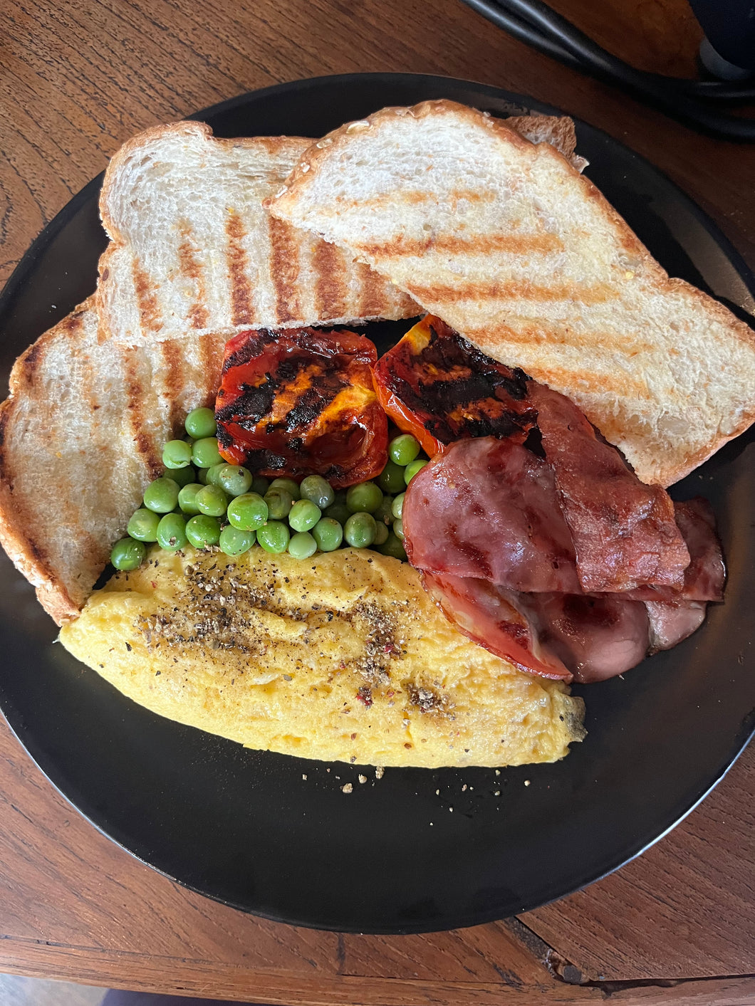 a. morning eggs with ham&bacon