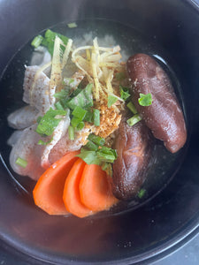 Y heatty chicken rice soup