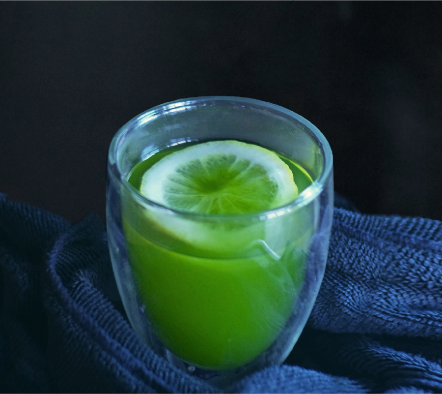 Hot Matcha Lemonade